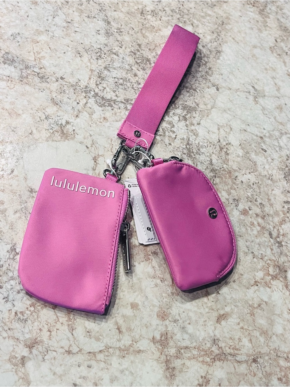 lululemon athletica Dual Double Pouch Wristlet NWT MSRP $48